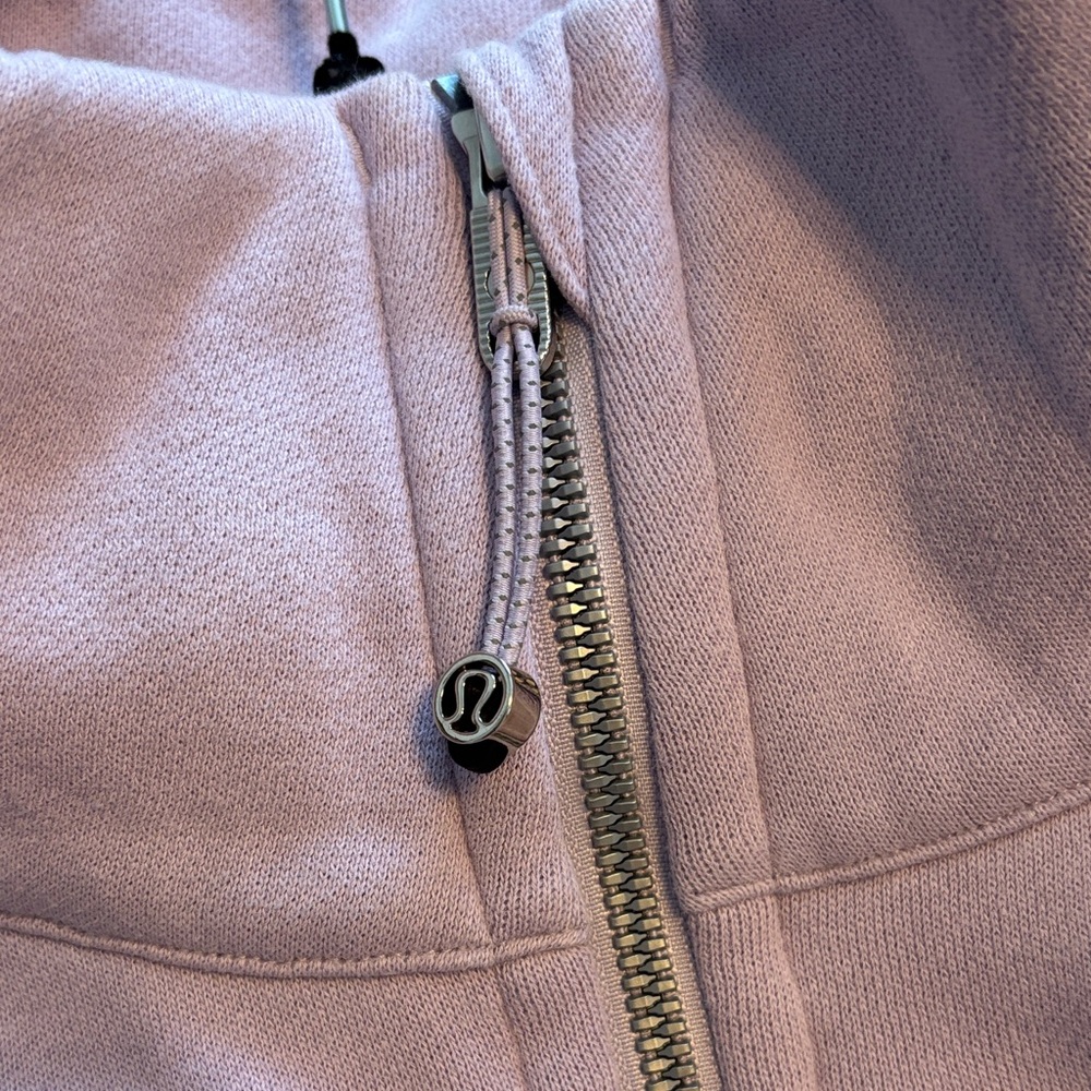 Lavender Scuba Funnel-Neck Zip Hoodie M/L - Picture 4 of 7